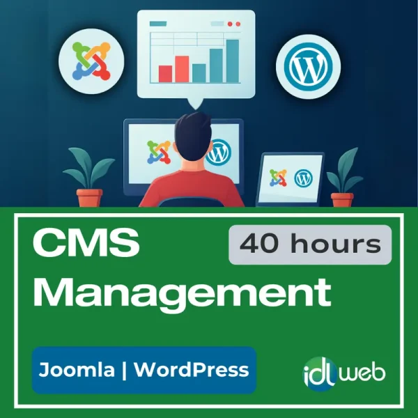 CMS Management (Joomla or WP), 40 Hours Package